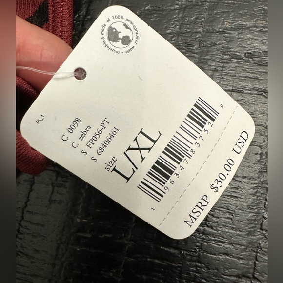 NWT Free People Sieanna Intimately Zebra Bralette L/XL SOLD OUT - Picture 5 of 7